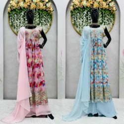 Nyra cut suit sharara Palazzo dupatta set